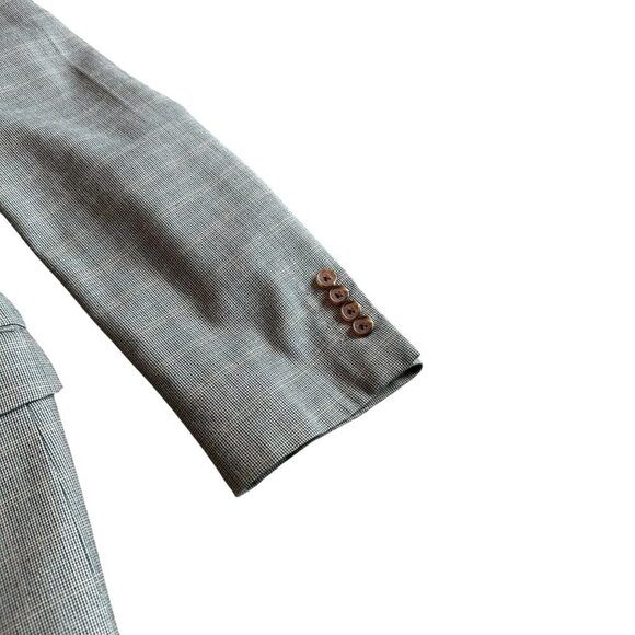 Ralph Lauren Blue Label Button-Down Blazer Jacket Sport Coat Plaid Size 48L Mens - Picture 3 of 11